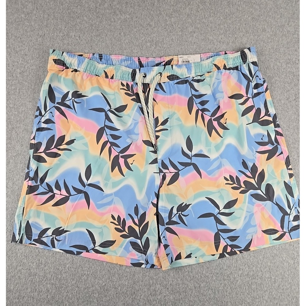 Sonoma Swim Trunk Shorts Mens Size XXL Lined 7" Inseam Swimming Short Floral NWT